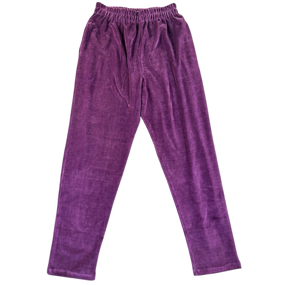 Victoria's Secret Victoria Sport Velour Purple Jogger Sweatpants Size L